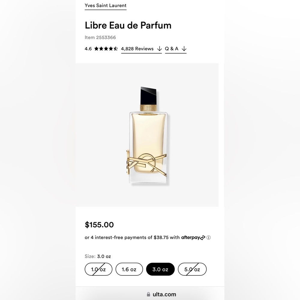 YSL Libre Eau De Parfum